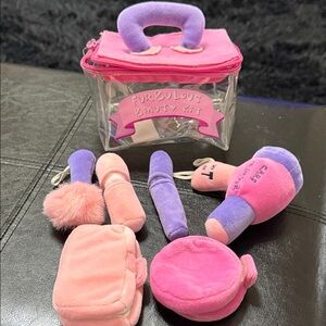 Build A Bear Furbulous Beauty Kit.- Pink & Purple Pretend Play Kit